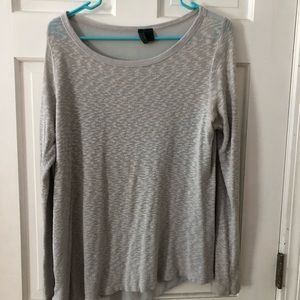 Light blue gray anthropology long sleeves